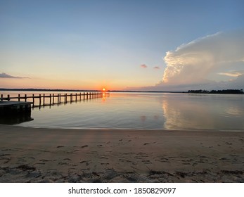 The Choptank River And Beach