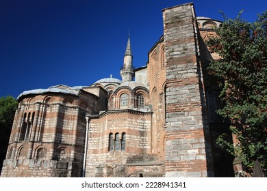 The Chora Church is a former Byzantine church in the Fatih district of Istanbul, Turkey  - Shutterstock ID 2228941341