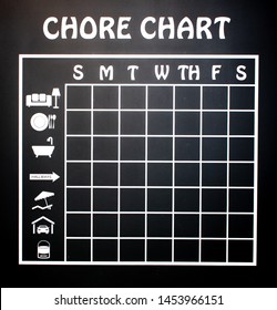 Chore Chart On A Wall