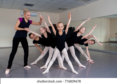 The Choreographer Teaches Children Dances.