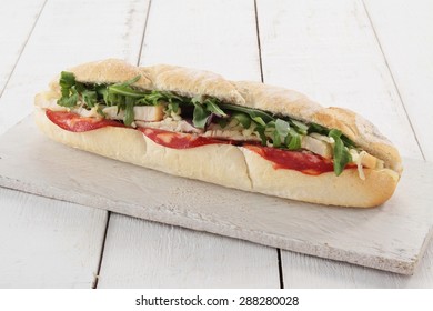 Chorizo And Chicken Salad Sub