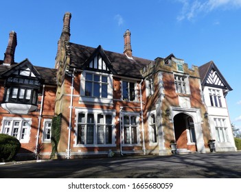 Chorleywood, Hertfordshire, England, UK - March 6th 2020: Chorleywood House, A Regency Mansion Constructed In 1822. The Former Home Of Lady Ela Russell, A Relative Of The Duke Of Bedford.