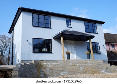 Chorleywood, Hertfordshire, England, UK - March 7th 2021: New Build Detached House In Blacketts Wood Drive, Chorleywood