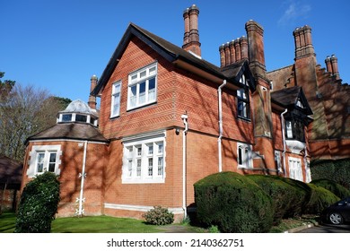 Chorleywood, Hertfordshire, England, UK - March 17th 2022: Chorleywood House, A Regency Mansion Constructed In 1822. The Former Home Of Lady Ela Russell, A Relative Of The Duke Of Bedford.