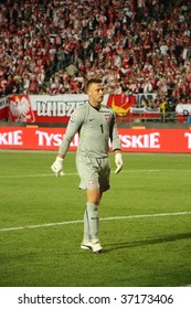 CHORZOW - SEPTEMBER 5: Artur Boruc (Celtic Glasgow) During The 2010 FIFA World Cup Qualification Match Between Poland And Northern Ireland At The Slaski Stadium On September 5, 2009 In Chorzow, Poland