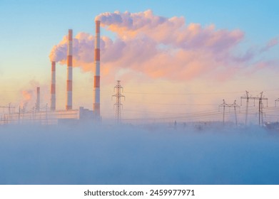 CHP. Experience the mesmerizing dance of winter fog and smoky clouds. Wake up to a majestic morning filled with breathtaking beauty. Prepare to be amazed by nature's magnificent spectacle.