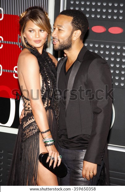 Chrissy Teigen John Legend 2015 Mtv Stock Photo Edit Now 359650358