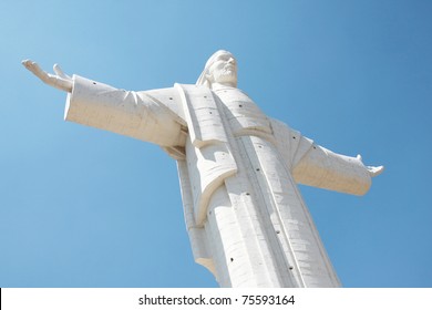 Christ Of Cochabamba In Bolivia