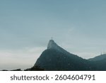 Christ the Redeemer in Rio de Janeiro, Brazil. At dawn and at dawn