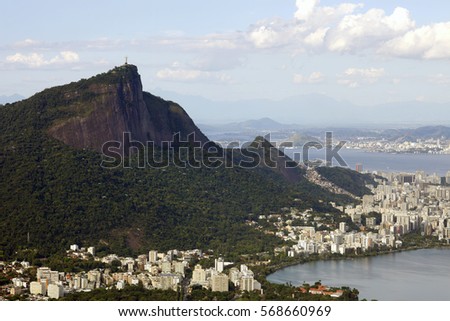 Similar – Image, Stock Photo Christ in Blue