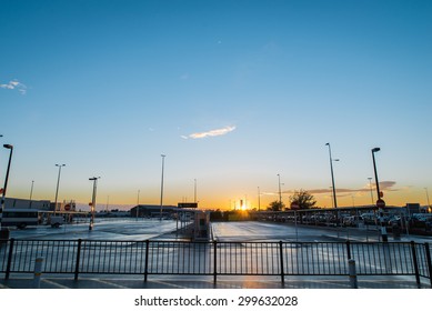 Christchurch Airport During Sunrise