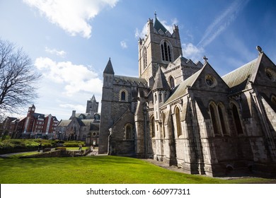 Christchurch Cathedral In Dublin City, Ireland
