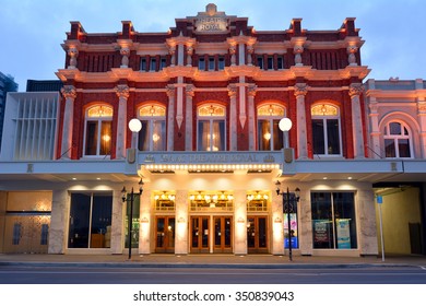 CHRISTCHURCH - DEC 04 2015:Isaac Theatre Royal. It's One Of The Most Intricate Rebuilding Projects Of The 2011 Earthquake That Damaged Christchurch CBD With An Overall Rebuild Cost Of NZ$40M.