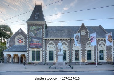 CHRISTCHURCH, NEW ZEALAND, JANUARY 21, 2020: Canterbury Museum In Christchurch, New Zealand