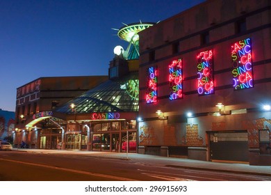 CHRISTCHURCH, NEW ZEALAND - JUNE 16, 2015: Christchurch Casino At Night