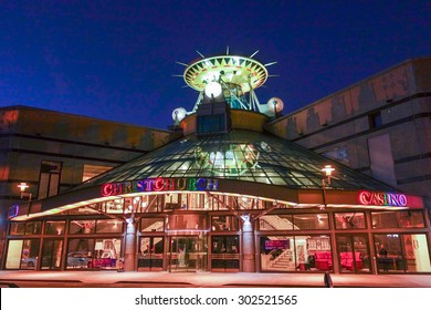 CHRISTCHURCH, NEW ZEALAND - JUNE 16, 2015: Christchurch Casino At Night