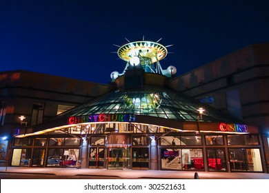 CHRISTCHURCH, NEW ZEALAND - JUNE 16, 2015: Christchurch Casino At Night