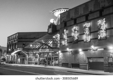 CHRISTCHURCH, NEW ZEALAND - JUNE 16, 2015: Christchurch Casino At Night