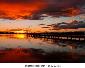 Christchurch New Zealand Sunset