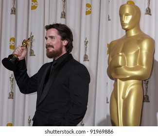 Christian Bale At The 83rd Annual Academy Awards Press Room, Kodak Theater, Hollywood, CA. 02-27-11