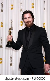 Christian Bale At The 83rd Annual Academy Awards Press Room, Kodak Theater, Hollywood, CA. 02-27-11