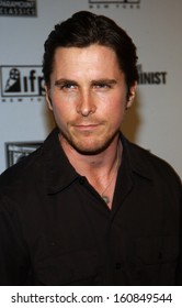 Christian Bale At The Premiere Of THE MACHINIST At The Ziegfeld Theater On Sept 20, 2004 In NYC