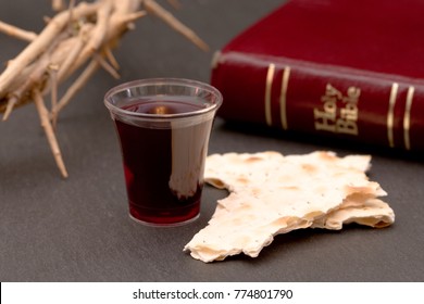 Christian Communion - A Celebration of the Jesus' Death - Shutterstock ID 774801790
