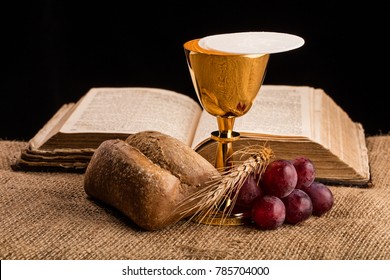 Christian communion composition - Shutterstock ID 785704000