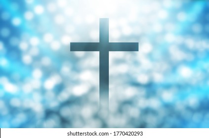 Jesus Appeared Bright Sky Christian Cross Stock Photo 1435175855 ...