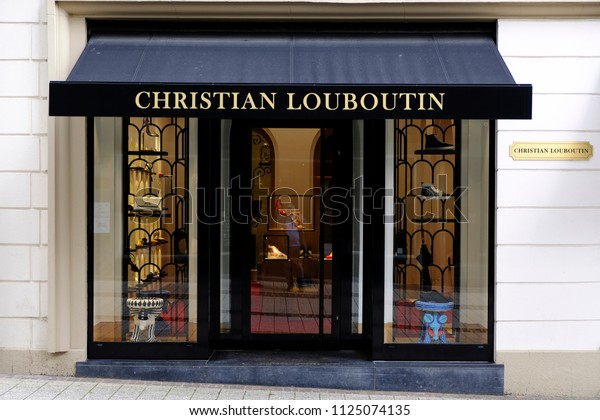 Christian Louboutin Store Luxembourg City On : photo de stock ...