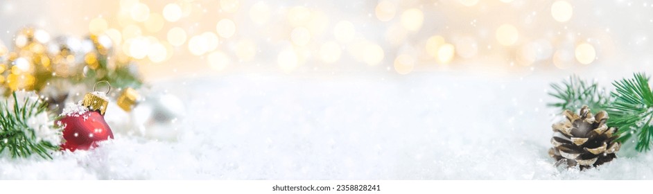 Christmas background and beautiful decor. New Year. Selective focus. Holiday. - Powered by Shutterstock