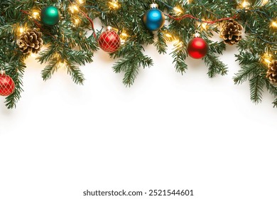 Christmas background, empty space for inscriptions