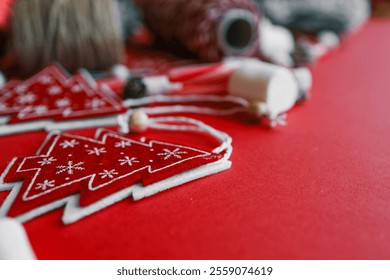 Christmas background with festive seasonal decor. - Powered by Shutterstock