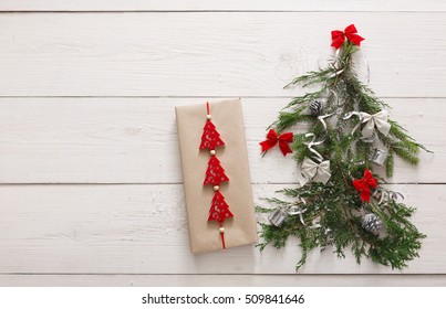 Christmas Tree Made Broccoli On Wooden Stock Photo (Edit Now) 2081720104