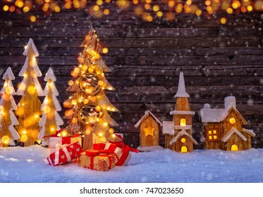 83,133 Christmas village background Images, Stock Photos & Vectors ...