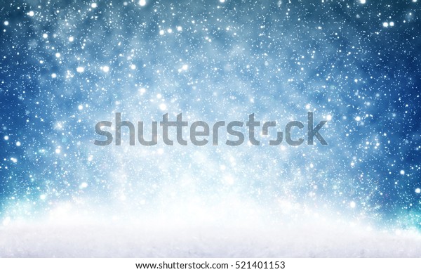 Immagini Neve E Natale.Natale Sfondo Neve E Cielo Foto Stock Modifica Ora 521401153