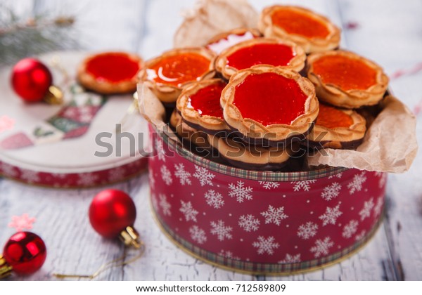 Christmas Baking Cookies Marmalade On White Stock Image Download Now