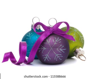 Christmas ball isolated on white background cutout