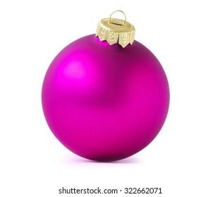  christmas ball isolated on white background