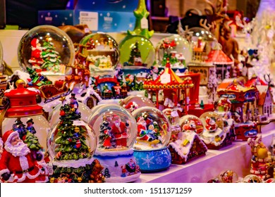 Christmas Balls In Alsace - France