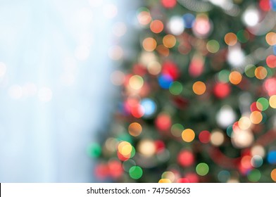 Christmas Bokeh - Christmas Tree In Lights 