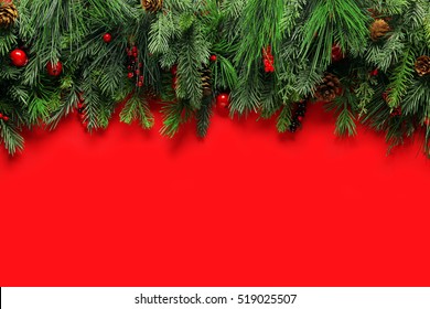 red and green christmas wallpaper