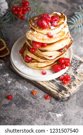 Christmas Breakfast Pancakes.