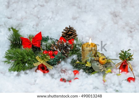 Image, Stock Photo Advent in the forest…