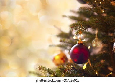 Christmas Card with free space left - Shutterstock ID 607726013