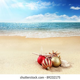 Christmas Card--Merry Christmas from Tropic. - Powered by Shutterstock