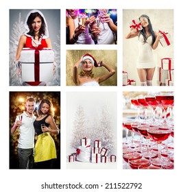 Christmas collage