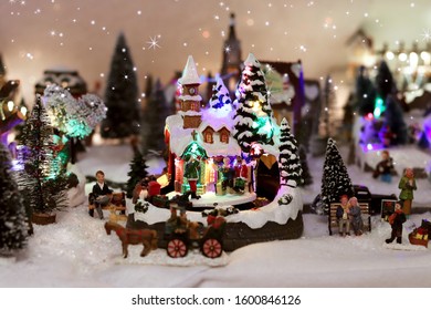 Small Town At Christmas Stock Photos Images Photography