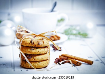 7,357 Tea cup and biscuit winter Images, Stock Photos & Vectors ...