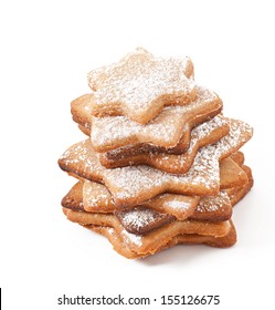 Christmas Cookies Isolated On A White Background